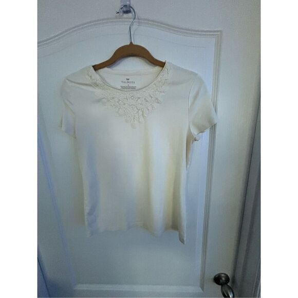 Talbots Embellished T-Shirt - Picture 1 of 3